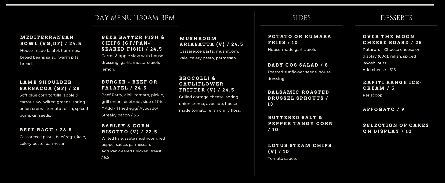 Menu 2